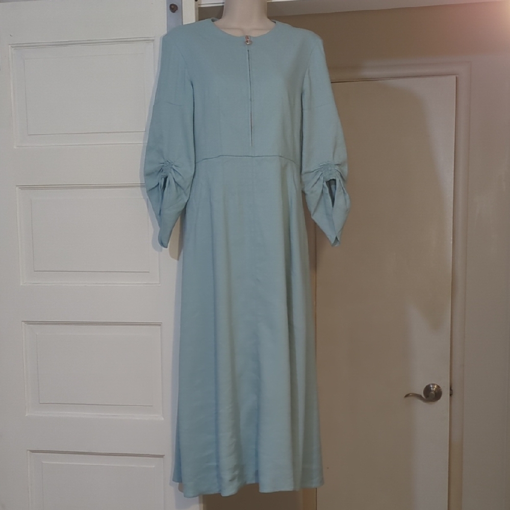 Tibi Light Blue Marta Corset Dress